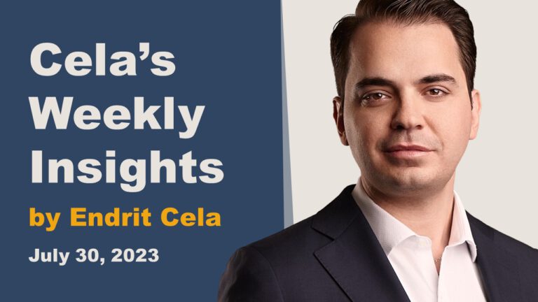 Cela's Weekly Insights 30.07.2023